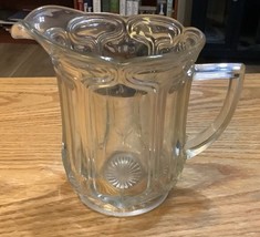 Lancaster Glass 411 Crown Line Creamer “Pogo Stick” - $148.93 MXN