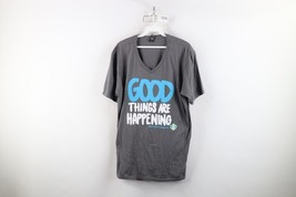 Starbucks Coffee Womens Large Spell Out Good Things Are Happening V-Neck... - $19.75