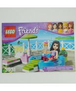 Lego Friends 3931 Emma&#39;s Splash Pool Building Instruction Manual Only - £1.97 GBP