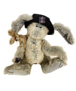 Bearington Collection Bunny Rabbit Plus Friend Plush RAGS &amp; BAGS 12in w/Tag - £18.66 GBP