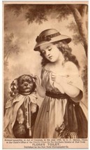 Antico 1800s F.P.Barney Flora&#39;s Gabinetto Vittoriano Figurine Scheda - £21.04 GBP
