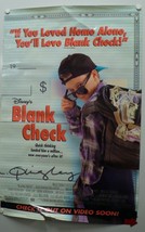 Disney&#39;s BLANK CHECK Video Poster made in 1994 - £15.73 GBP