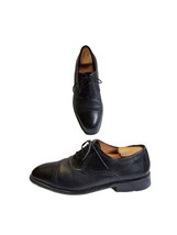 Mezlan Men black lace up cap toe oxford shoes 11 - £46.39 GBP