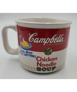 Campbell&#39;s Feel M&#39;m M&#39;m! Better Chicken Noodle Soup Mug Bowl Cup 1997 We... - $13.56 CAD