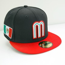 New Era Mexico Men&#39;s Fitted Hat World Baseball 59Fifty Limited-Edition B... - $89.96