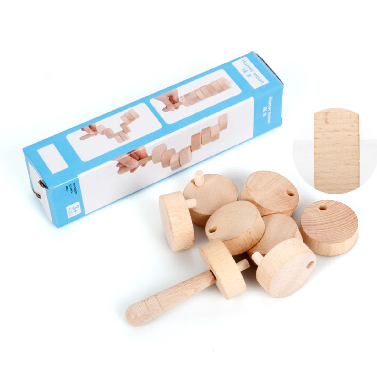 Wooden Balancing Block Puzzle Balance Toys Children Educational Plaything for - £15.42 GBP