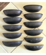 Lot (11 pcs) LHMC Oil Rubbed Bronze Brass Hammered Metal 4&quot; Cabinet/Draw... - €20,94 EUR