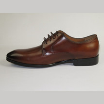 Men's Shoes Steve Madden Soft Leather upper Lace Up Parsens Tan image 4