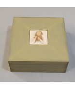 Willow Tree Memory Trinket Wood Box Hand Painted Woman Book Open Books O... - £11.20 GBP