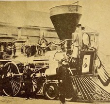 1961 The Nashville Lincoln&#39;s Funeral Train Railroad Print Card Antique DWO5 - $39.99
