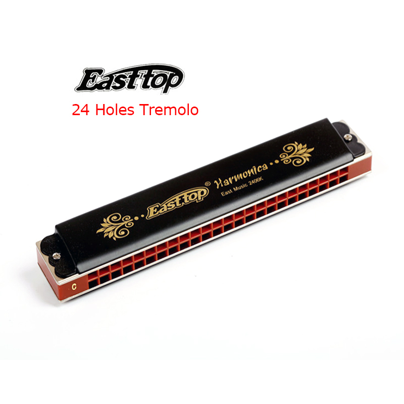 24holes Tremolo Harmonica Professional Musical Instrument - £29.33 GBP