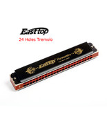 24holes Tremolo Harmonica Professional Musical Instrument - $39.00