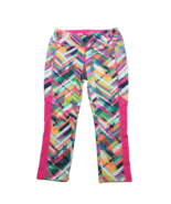 Avia Yoga Pants Capri Leggings XS Multicolored Geometric Mesh Inserts St... - €16,06 EUR