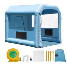 VEVOR Inflatable Paint Booth, 9.8 x 8.2 x 8.2 ft Inflatable Spray Booth - $182.99