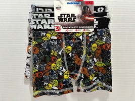 Underoos Star Wars Boys Boxer Briefs 3-Pair Underwear Athletic Size 4 - $8.42