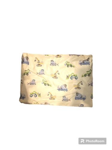 Primary image for Pottery Barn Kids One Pillowcase Industrial Vehicles