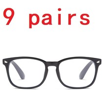 9 Pair Women Ladies Mens Unisex Round Frame Reading Glasses Blue Light B... - £14.14 GBP