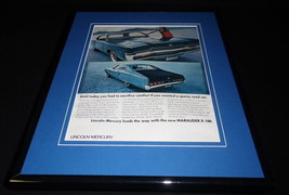 1968 Lincoln Marauder Framed 11x14 ORIGINAL Vintage Advertisement - $44.54