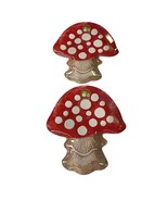 Mushroom Shaped Melamine Platter Serving Tray 16 X 14 Whimsical Boho 70s... - $45.63 CAD