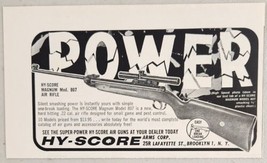 1965 Print Ad Hy-Score Arms Magnum Model 807 Air Rifle Guns Brooklyn,New York - £10.13 GBP