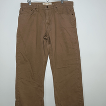 Wrangler relaxed straight lightweight brown denim jeans size 34 x 30 - $9.60