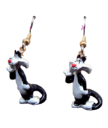 Retro Vintage 3D SYLVESTER CAT Funky EARRINGS Tweety Cartoon Mini Figure... - €7,53 EUR