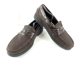 Sperry Topsider Seaport Men&#39;s Shoes Brown 11 M Leather Casual Penny Boat Loafers - £28.60 GBP