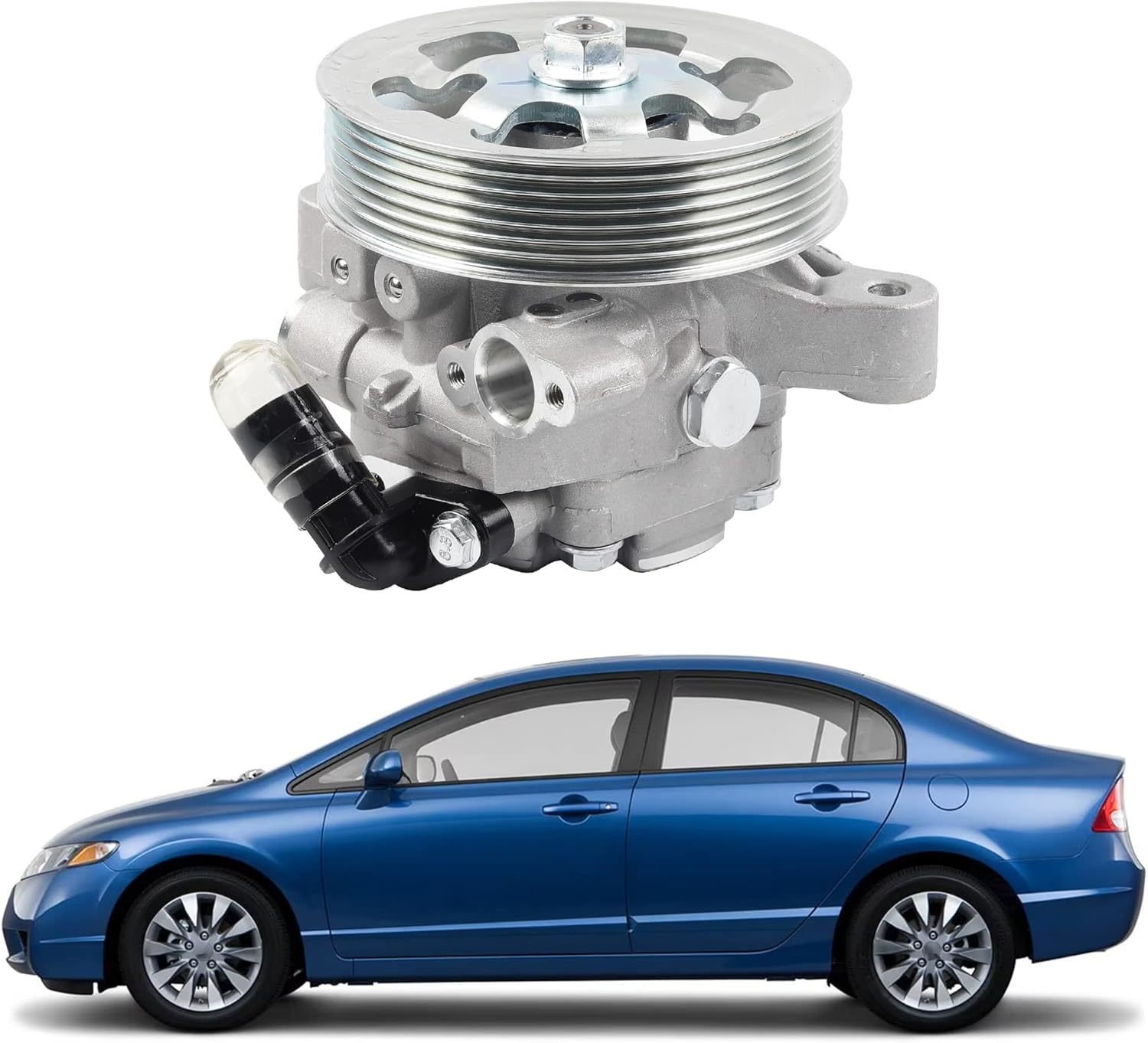 Dasbecan Power Steering Pump With Pulley Compatible With 2006-2011 Honda... - $103.98