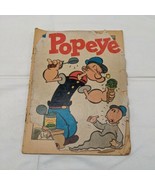 POPEYE #28 (Dell 1954) Front Cover Detacthed Vintage Comic Book The Sail... - $17.81