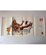 Vtg Mexican Magazine Poster PELE Edson Arantes do Nascimento BRAZIL socc... - $70.50 CAD