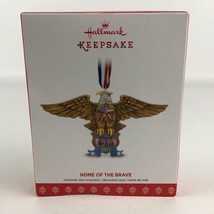 Hallmark Keepsake Christmas Ornament Patriotic Home Of The Brave USA New 2017 2a - £15.60 GBP
