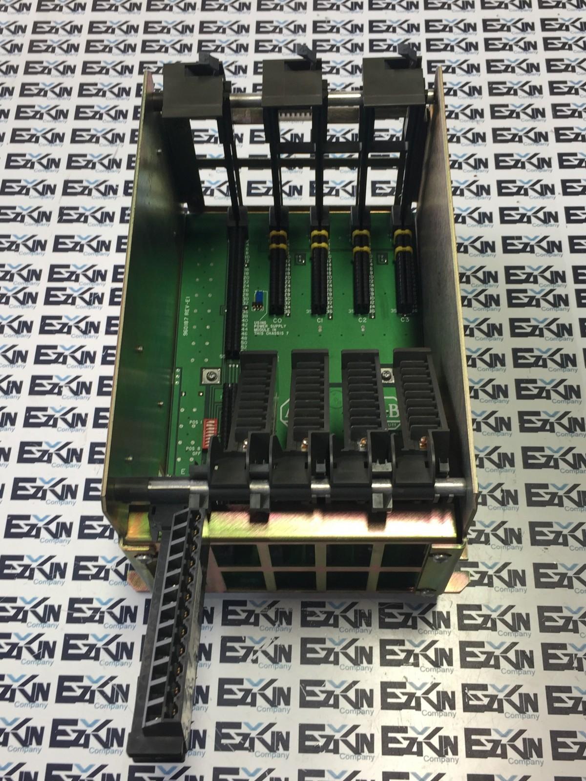 ALLEN BRADLEY 1771-A1B  4 SLOT I/O CHASSIS - $70.00