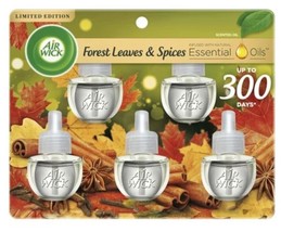 Air Wick Essential Oils Refills, Forest Leaves and Spices, Pack of 5 Ref... - $23.79
