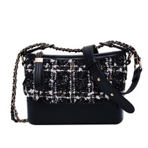 New  Women Shoulder Bag Designer Handbag Houndstooth Messenger Bag PU Leather Ch - £29.30 GBP