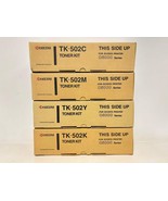4 OEM Kyocera C5000 Series TK-502 CMYK Toner Cart. 370PD5KM001,4KM,3KM,0KM - €94,08 EUR