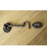 Cast Iron Hook &amp; Eye Latch Lock Window Barn Door Cabin Door Rustic Gate ... - $261.89 MXN