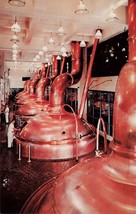 Miller High Life Brewing Beer Copper Brewing Vats Postcard 5.5 x 3.5 inches - $12.37