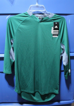 Adidas Fielder&#39;s Choice Baseball 3/4 Sleeve Raglan Mens Shirt Green NWT xs - £23.25 GBP