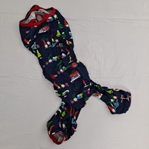 Dog Pajamas Pj&#39;s Winter Gnomes RV Christmas trees tents lights gifts nav... - $13.86