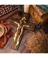 Bgcopper Holy Trinity Crucifix Wood Decor - $65.00+