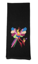 Nativa Hand Embroidered Black Bird Tea Towels - £31.90 GBP