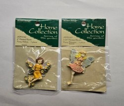 Home Collection Fairies of The Garden 2&quot; Painted Resin Felicia &amp; Brianna... - $19.79
