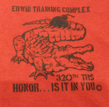 DISCONTINUED ERWIN 320TH TRAINING SQUADRON TRS 737 TRG RED UNIT SHIRT XL - $31.49