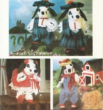 Stuffed Soft Toy 15&quot; Dalmatian Dog &amp; Clothes Ballerina Scotsman Sew Patt... - $12.99