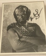 Michael Dorn as Worf Star Trek TNG Autographed photo - £46.51 GBP