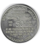 STERLING COLORADO 1959 Diamond Jubilee 50 Cent TRADE TOKEN Coin German S... - $20.53 CAD