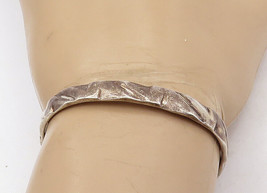 MEXICO 925 Sterling Silver - Vintage Dark Tone Petite Cuff Bracelet - BT2049 - £47.11 GBP