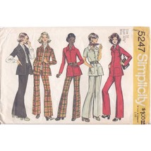 Vintage Sewing PATTERN Simplicity 5247, Misses 1972 Unlined Shirt Jacket - $17.42