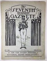 The Seventh Regiment Gazette February 1932 Citizen Soldiers National Guard Reso - £24.03 GBP