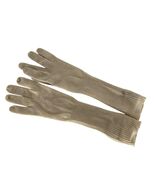 Banana Republic Long Beige Cashmere Gloves Womens Soft Ribbed Winter Warm - €33,00 EUR